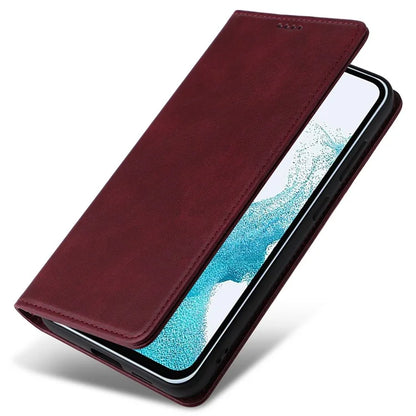 For Samsung Galaxy A54 5G Case Leather Phone Cover RFID Blocking Card Slots Wallet