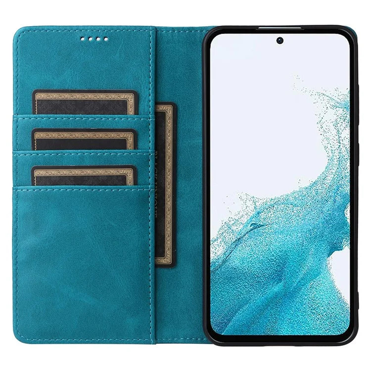 For Samsung Galaxy A54 5G Case Leather Phone Cover RFID Blocking Card Slots Wallet