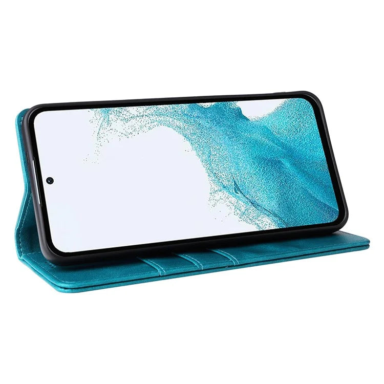 For Samsung Galaxy A54 5G Case Leather Phone Cover RFID Blocking Card Slots Wallet