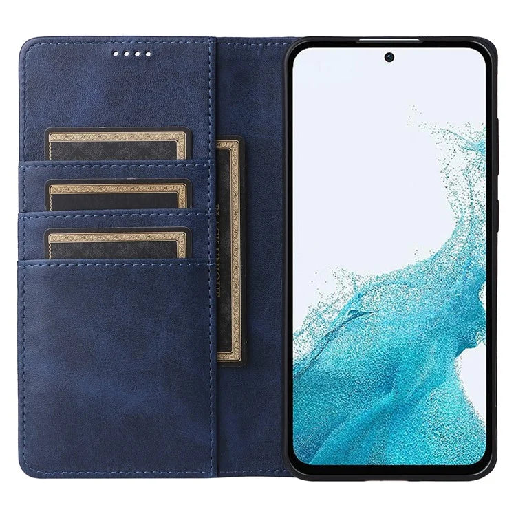For Samsung Galaxy A54 5G Case Leather Phone Cover RFID Blocking Card Slots Wallet