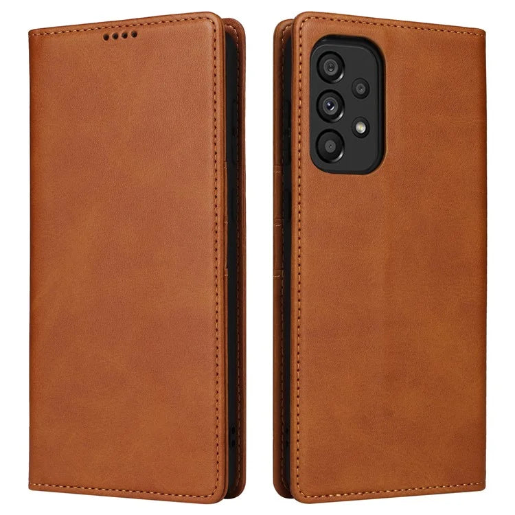 For Samsung Galaxy A53 5G Case PU Leather RFID Blocking Phone Cover Magnetic Closing