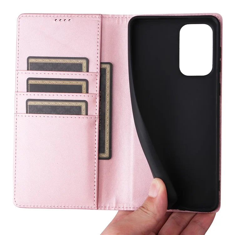 For Samsung Galaxy A53 5G Case PU Leather RFID Blocking Phone Cover Magnetic Closing