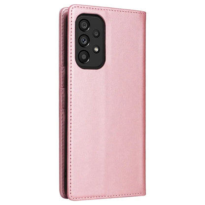For Samsung Galaxy A53 5G Case PU Leather RFID Blocking Phone Cover Magnetic Closing