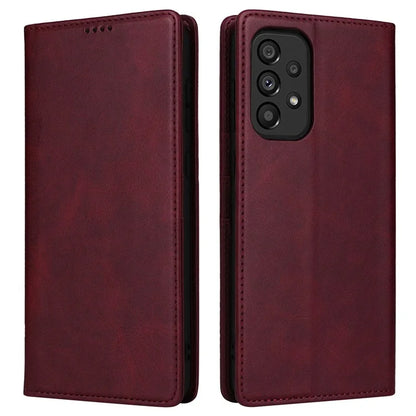 For Samsung Galaxy A53 5G Case PU Leather RFID Blocking Phone Cover Magnetic Closing