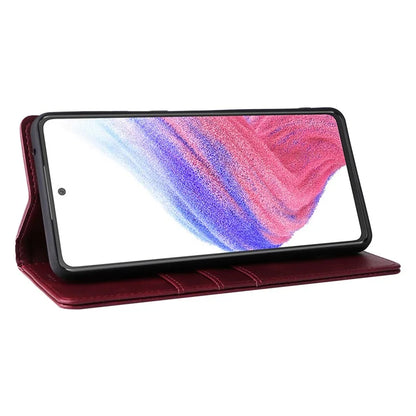 For Samsung Galaxy A53 5G Case PU Leather RFID Blocking Phone Cover Magnetic Closing