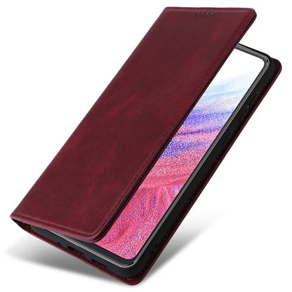 For Samsung Galaxy A53 5G Case PU Leather RFID Blocking Phone Cover Magnetic Closing