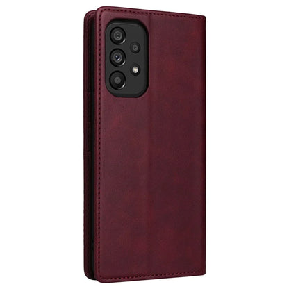 For Samsung Galaxy A53 5G Case PU Leather RFID Blocking Phone Cover Magnetic Closing
