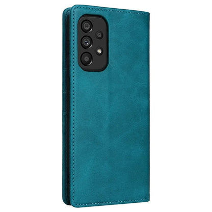 For Samsung Galaxy A53 5G Case PU Leather RFID Blocking Phone Cover Magnetic Closing