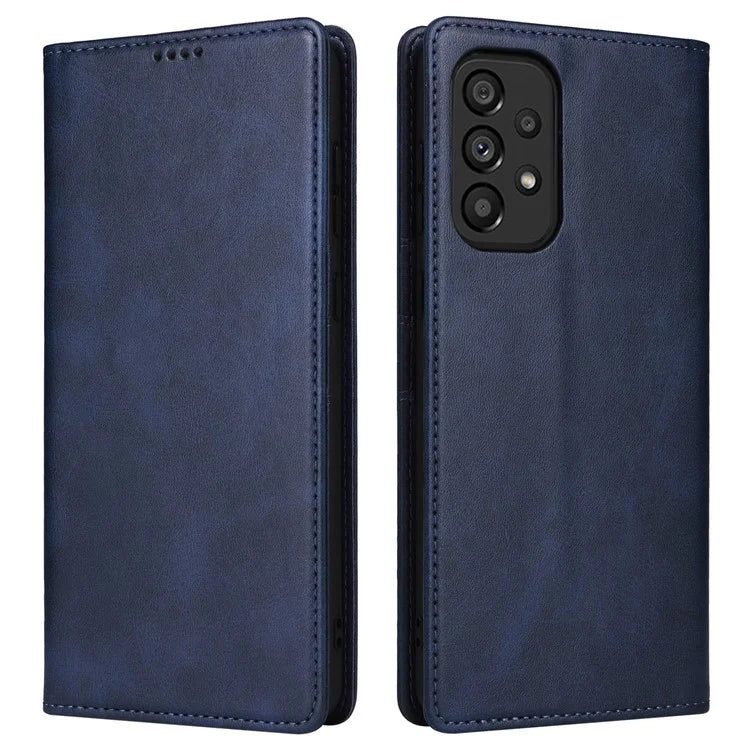 For Samsung Galaxy A53 5G Case PU Leather RFID Blocking Phone Cover Magnetic Closing