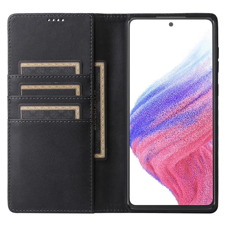 For Samsung Galaxy A53 5G Case PU Leather RFID Blocking Phone Cover Magnetic Closing