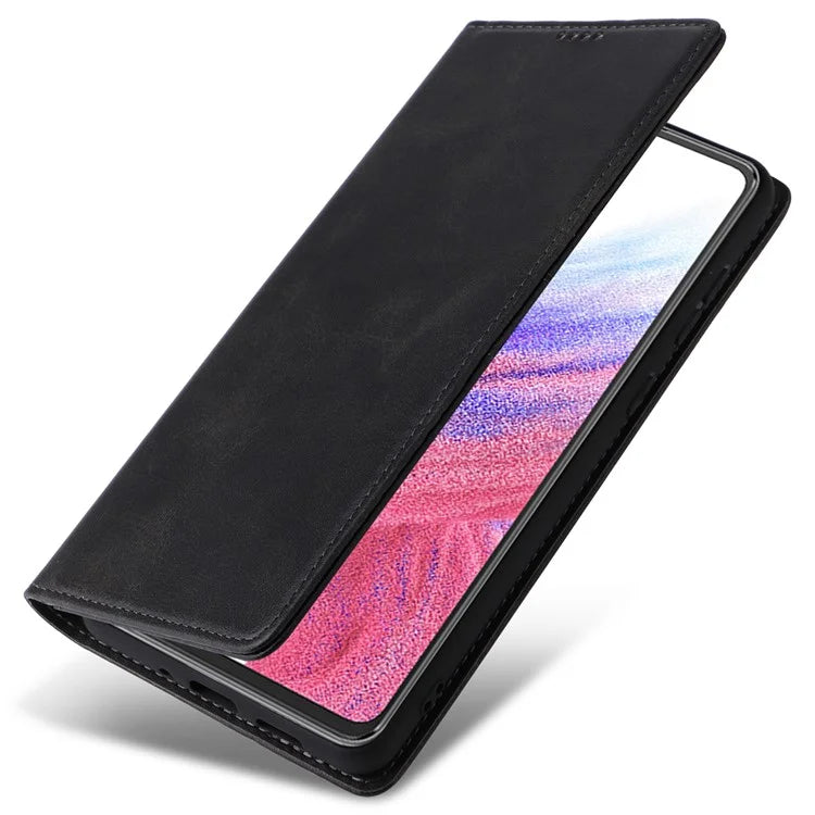 For Samsung Galaxy A53 5G Case PU Leather RFID Blocking Phone Cover Magnetic Closing