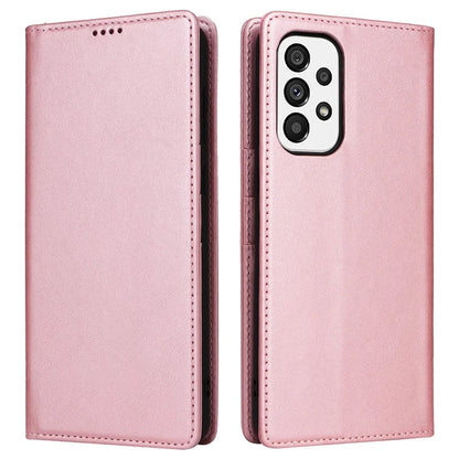 For Samsung Galaxy A73 5G Case RFID Blocking PU Leather Flip Phone Cover Stand