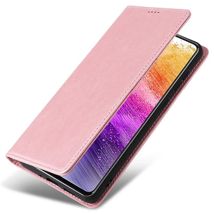 For Samsung Galaxy A73 5G Case RFID Blocking PU Leather Flip Phone Cover Stand