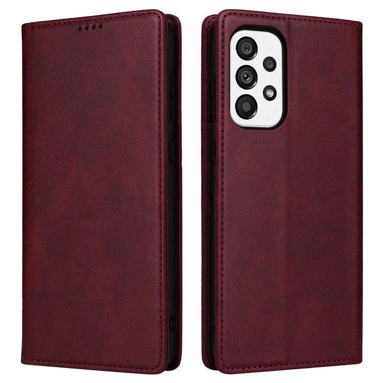 For Samsung Galaxy A73 5G Case RFID Blocking PU Leather Flip Phone Cover Stand