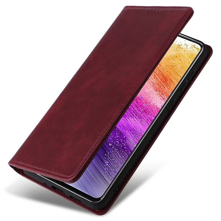 For Samsung Galaxy A73 5G Case RFID Blocking PU Leather Flip Phone Cover Stand