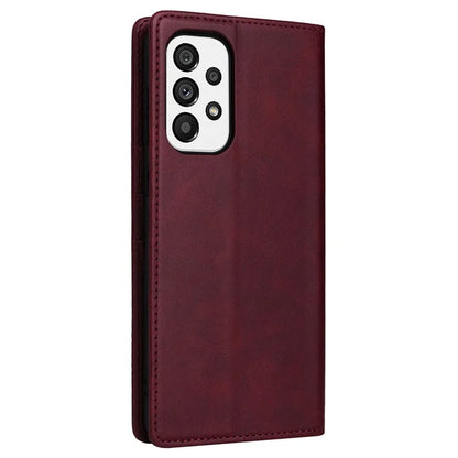 For Samsung Galaxy A73 5G Case RFID Blocking PU Leather Flip Phone Cover Stand