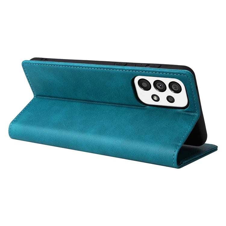 For Samsung Galaxy A73 5G Case RFID Blocking PU Leather Flip Phone Cover Stand