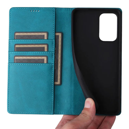 For Samsung Galaxy A73 5G Case RFID Blocking PU Leather Flip Phone Cover Stand