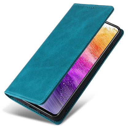 For Samsung Galaxy A73 5G Case RFID Blocking PU Leather Flip Phone Cover Stand