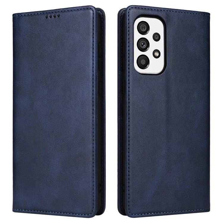 For Samsung Galaxy A73 5G Case RFID Blocking PU Leather Flip Phone Cover Stand