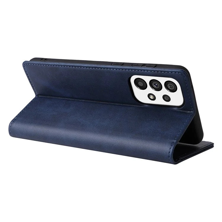 For Samsung Galaxy A73 5G Case RFID Blocking PU Leather Flip Phone Cover Stand