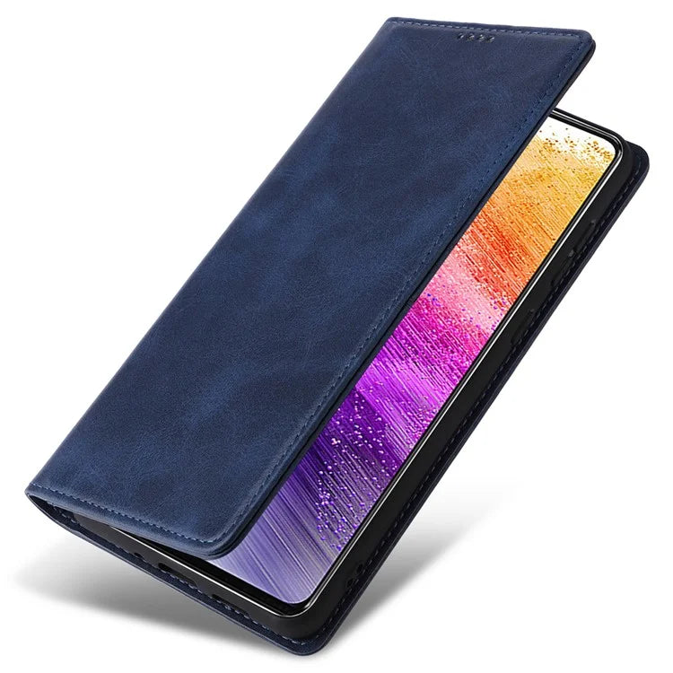 For Samsung Galaxy A73 5G Case RFID Blocking PU Leather Flip Phone Cover Stand