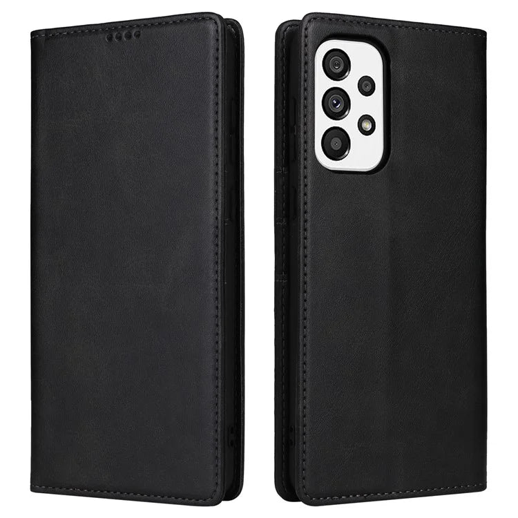 For Samsung Galaxy A73 5G Case RFID Blocking PU Leather Flip Phone Cover Stand