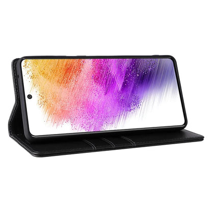 For Samsung Galaxy A73 5G Case RFID Blocking PU Leather Flip Phone Cover Stand