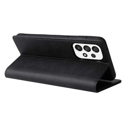 For Samsung Galaxy A73 5G Case RFID Blocking PU Leather Flip Phone Cover Stand