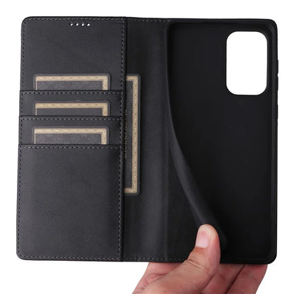 For Samsung Galaxy A73 5G Case RFID Blocking PU Leather Flip Phone Cover Stand