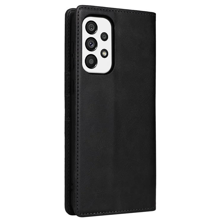 For Samsung Galaxy A73 5G Case RFID Blocking PU Leather Flip Phone Cover Stand