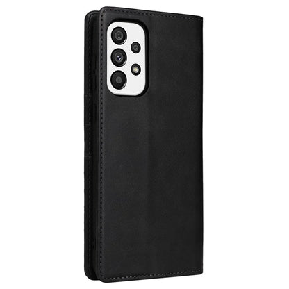 For Samsung Galaxy A73 5G Case RFID Blocking PU Leather Flip Phone Cover Stand