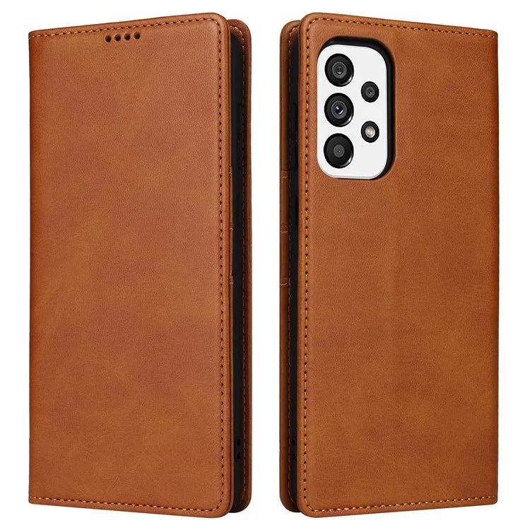 For Samsung Galaxy A73 5G Case RFID Blocking PU Leather Flip Phone Cover Stand