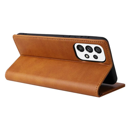 For Samsung Galaxy A73 5G Case RFID Blocking PU Leather Flip Phone Cover Stand