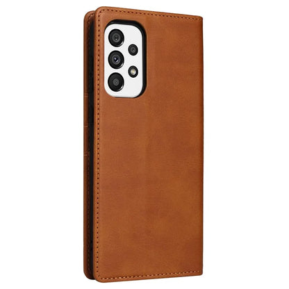 For Samsung Galaxy A73 5G Case RFID Blocking PU Leather Flip Phone Cover Stand