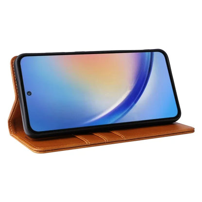 For Samsung Galaxy A35 5G Case RFID Blocking Wallet Flip Leather Phone Cover