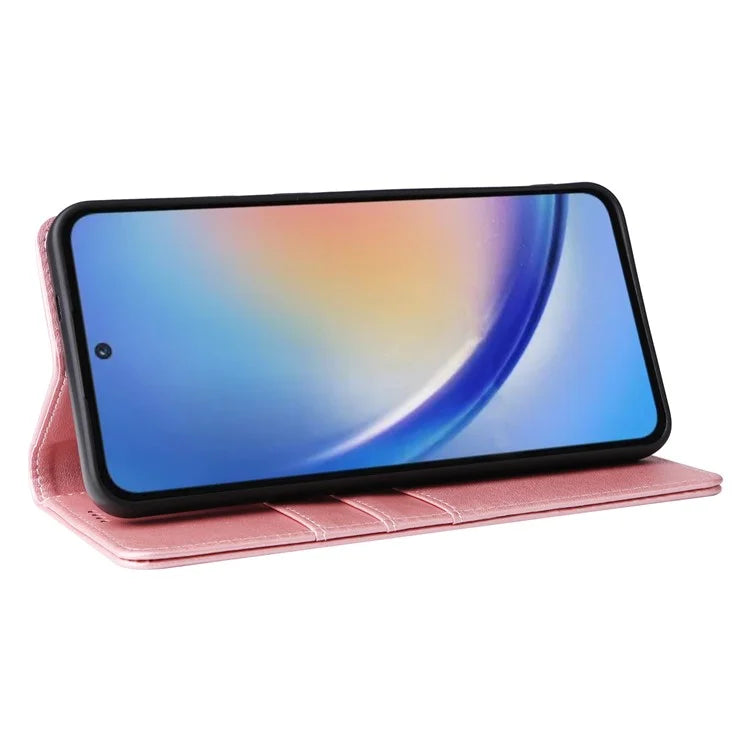 For Samsung Galaxy A35 5G Case RFID Blocking Wallet Flip Leather Phone Cover