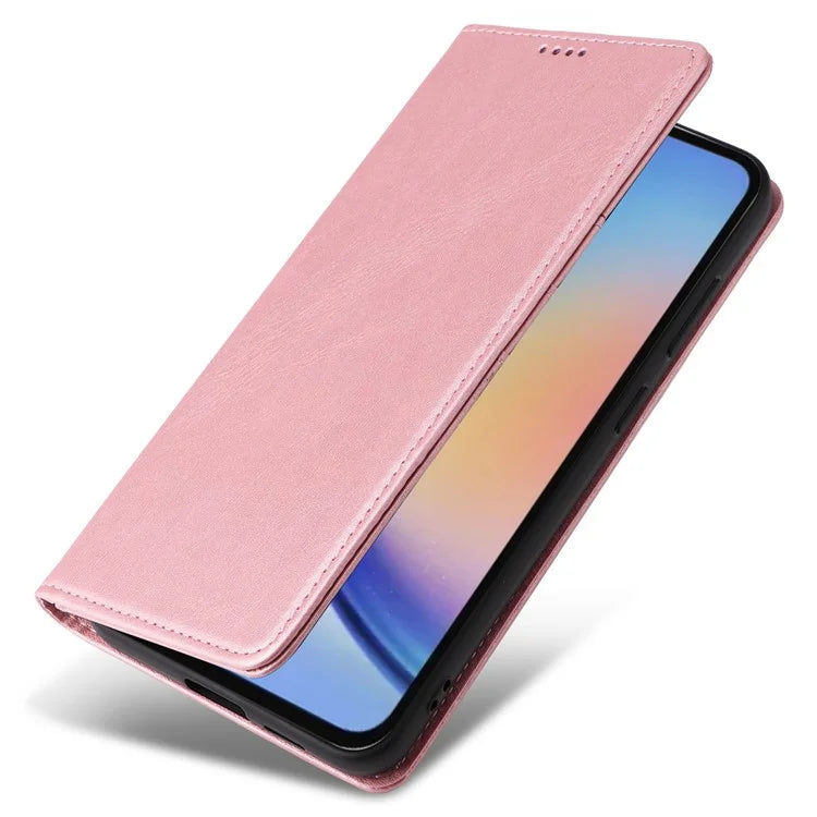 For Samsung Galaxy A35 5G Case RFID Blocking Wallet Flip Leather Phone Cover