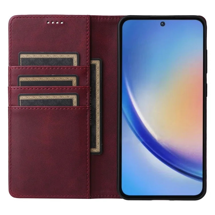 For Samsung Galaxy A35 5G Case RFID Blocking Wallet Flip Leather Phone Cover