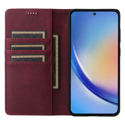 For Samsung Galaxy A35 5G Case RFID Blocking Wallet Flip Leather Phone Cover