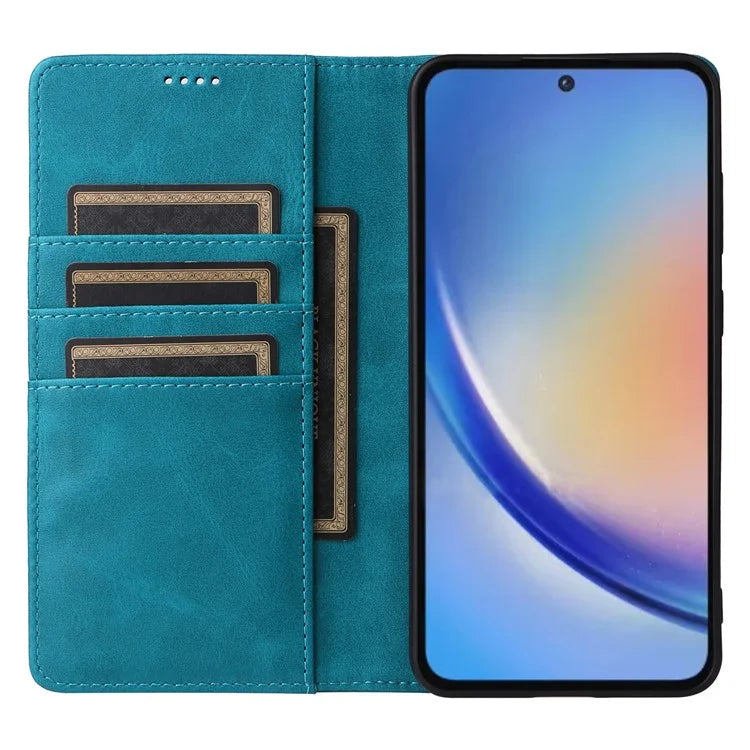 For Samsung Galaxy A35 5G Case RFID Blocking Wallet Flip Leather Phone Cover