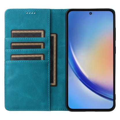 For Samsung Galaxy A35 5G Case RFID Blocking Wallet Flip Leather Phone Cover