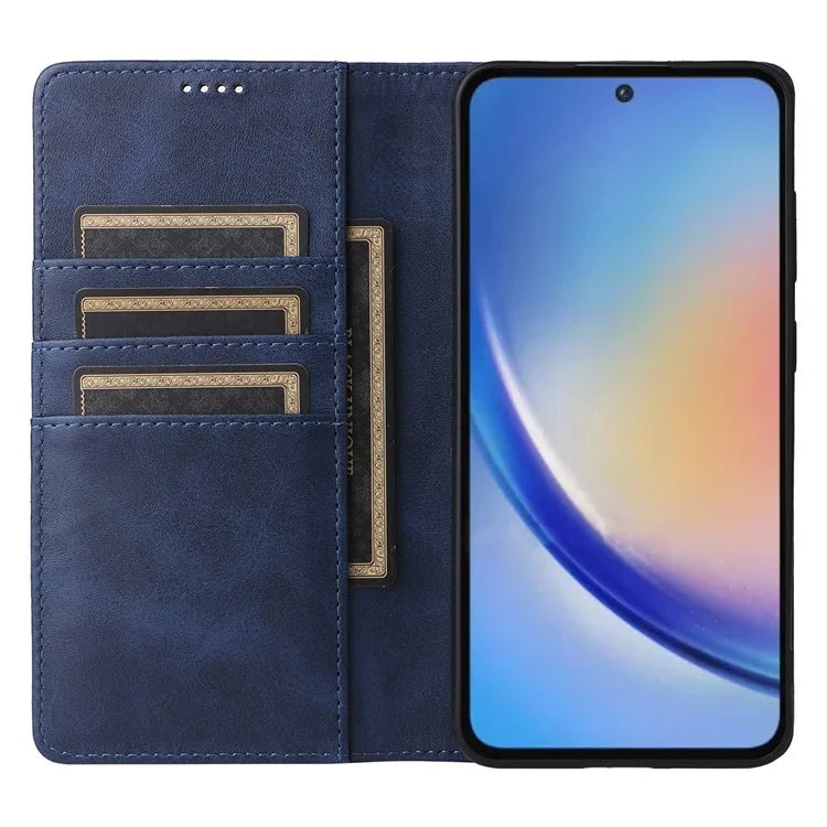 For Samsung Galaxy A35 5G Case RFID Blocking Wallet Flip Leather Phone Cover