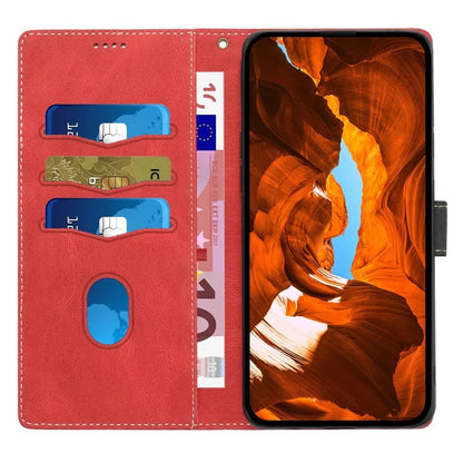 For iPhone 16 Plus Case Wallet Stand Grid Splicing Phone Leather Cover