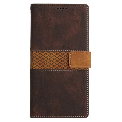 For Google Pixel 9 Pro / Pixel 9 Case Wallet PU Leather Phone Cover Grid Splicing