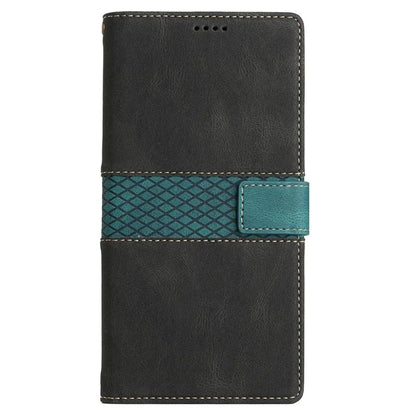 For Google Pixel 9 Pro / Pixel 9 Case Wallet PU Leather Phone Cover Grid Splicing