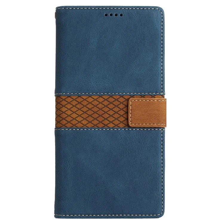 For Google Pixel 9 Pro / Pixel 9 Case Wallet PU Leather Phone Cover Grid Splicing