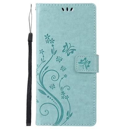 For Samsung Galaxy M55 5G / C55 5G / F55 5G Case Wallet Butterfly Floral PU Leather Phone Cover