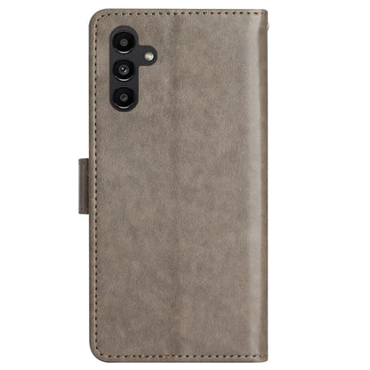 For Samsung Galaxy M55 5G / C55 5G / F55 5G Case Wallet Butterfly Floral PU Leather Phone Cover