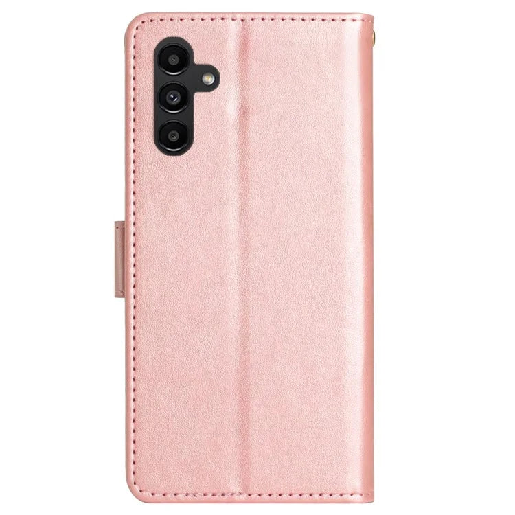 For Samsung Galaxy M55 5G / C55 5G / F55 5G Case Wallet Butterfly Floral PU Leather Phone Cover